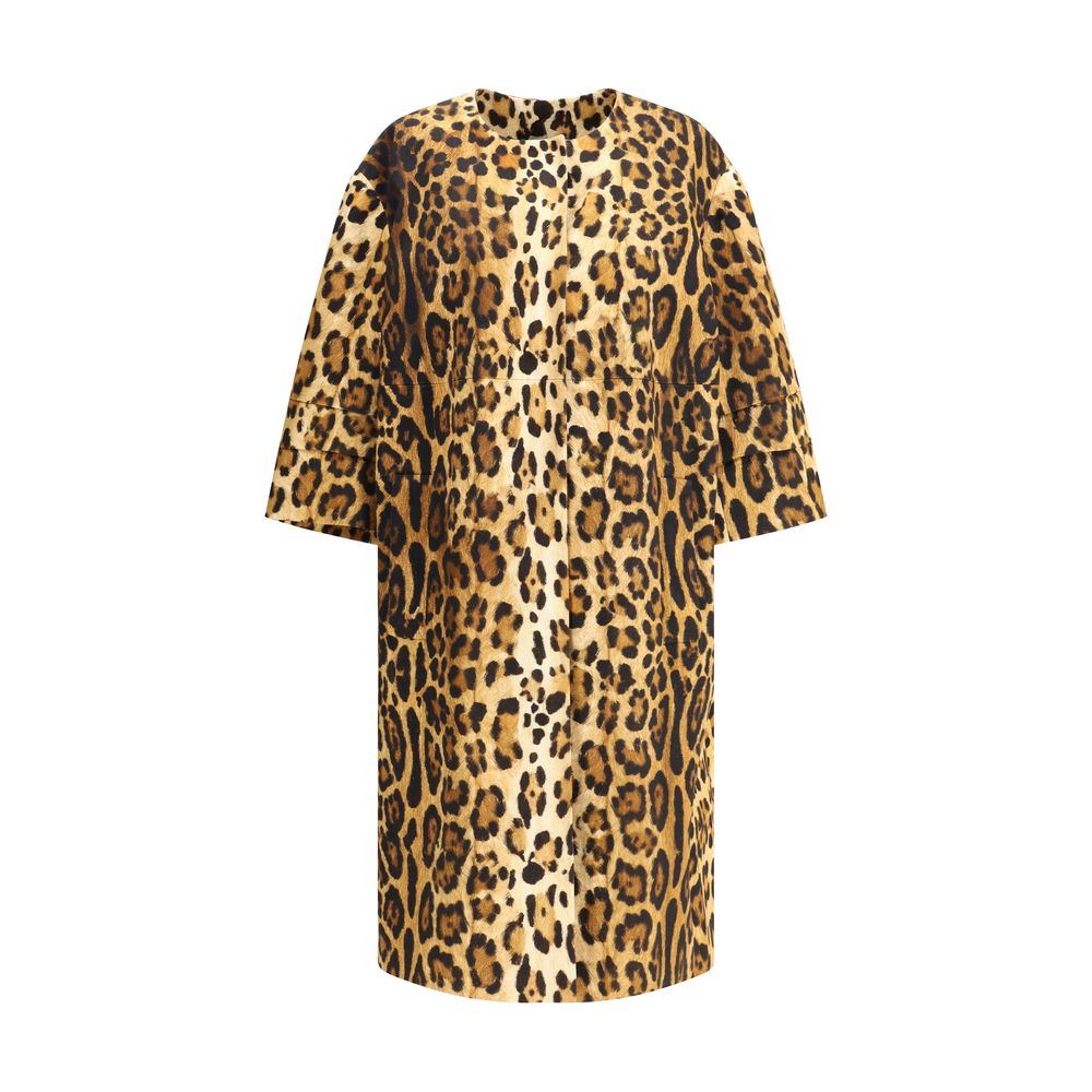 Prada Coat With Animal Print