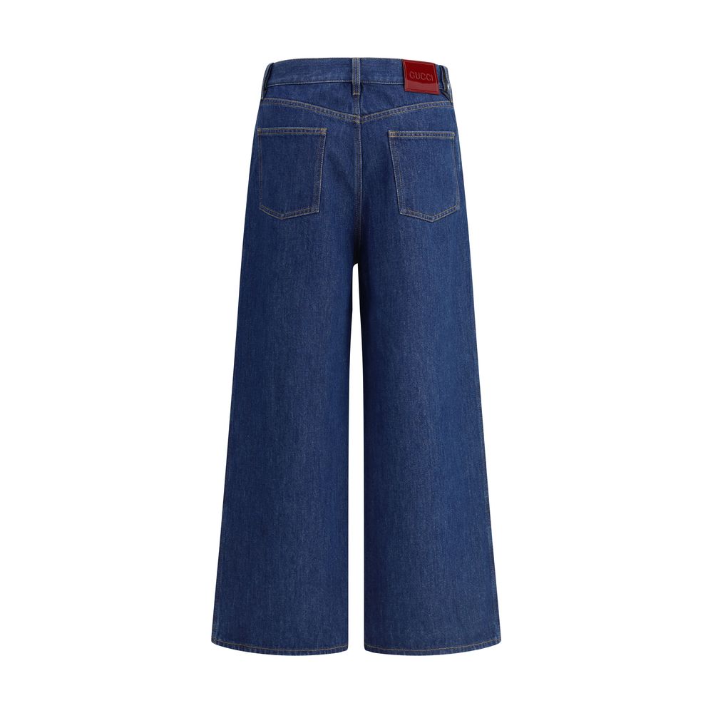 Gucci Wide Leg Jeans
