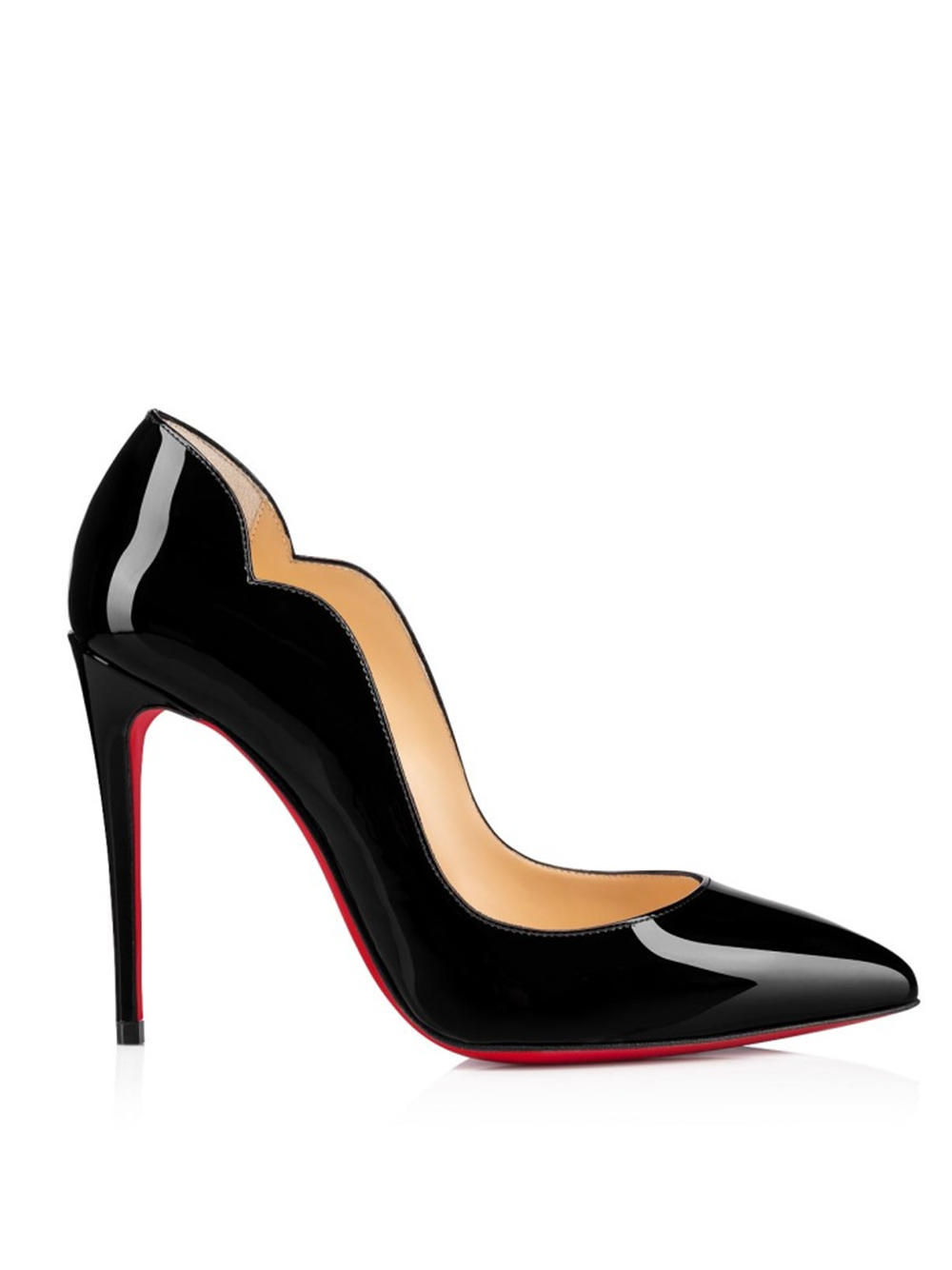 Christian Louboutin Patent Leather Hot Chick Black Pumps