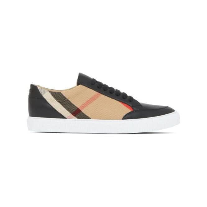 Burberry Leather Black New Salmond Sneakers 