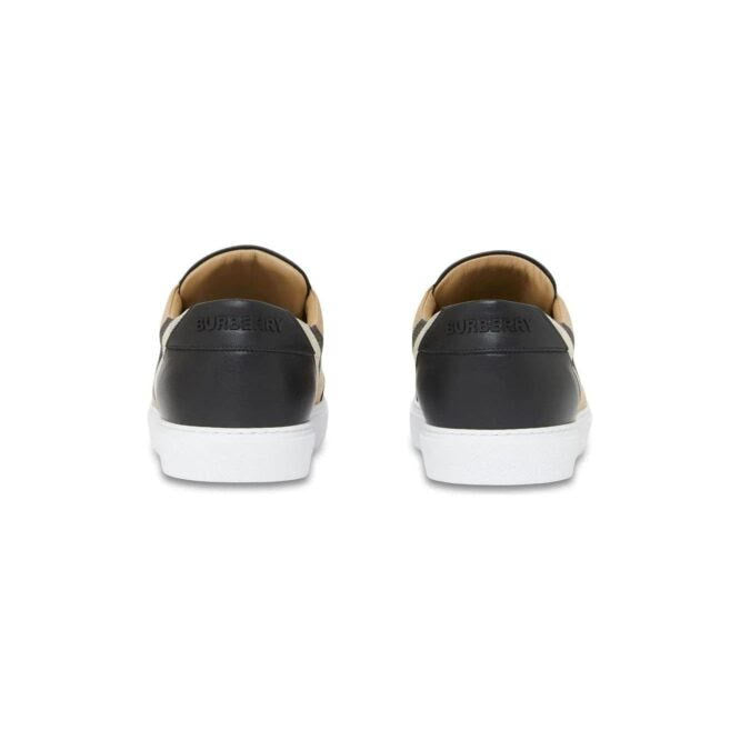 Burberry Leather New Salmond Black Sneakers