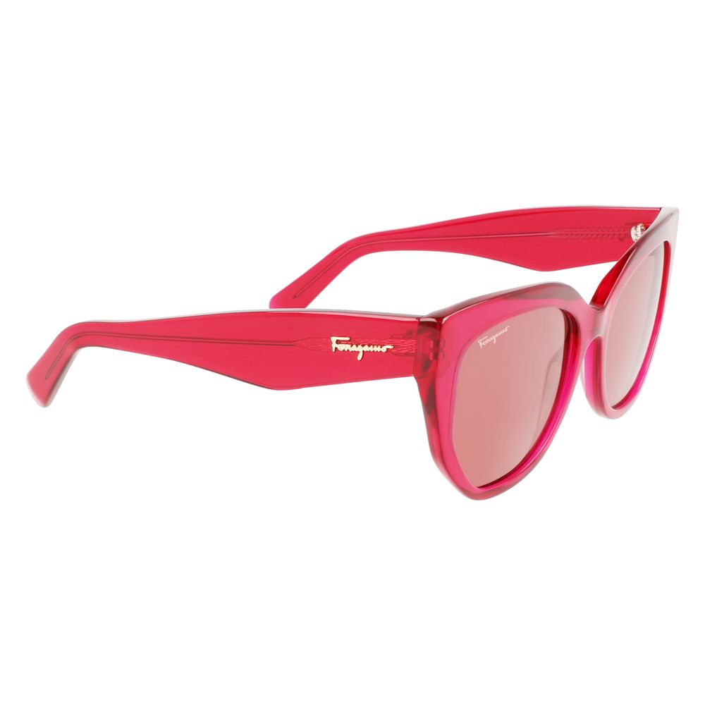 Ferragamo Acetate Red Sunglasses