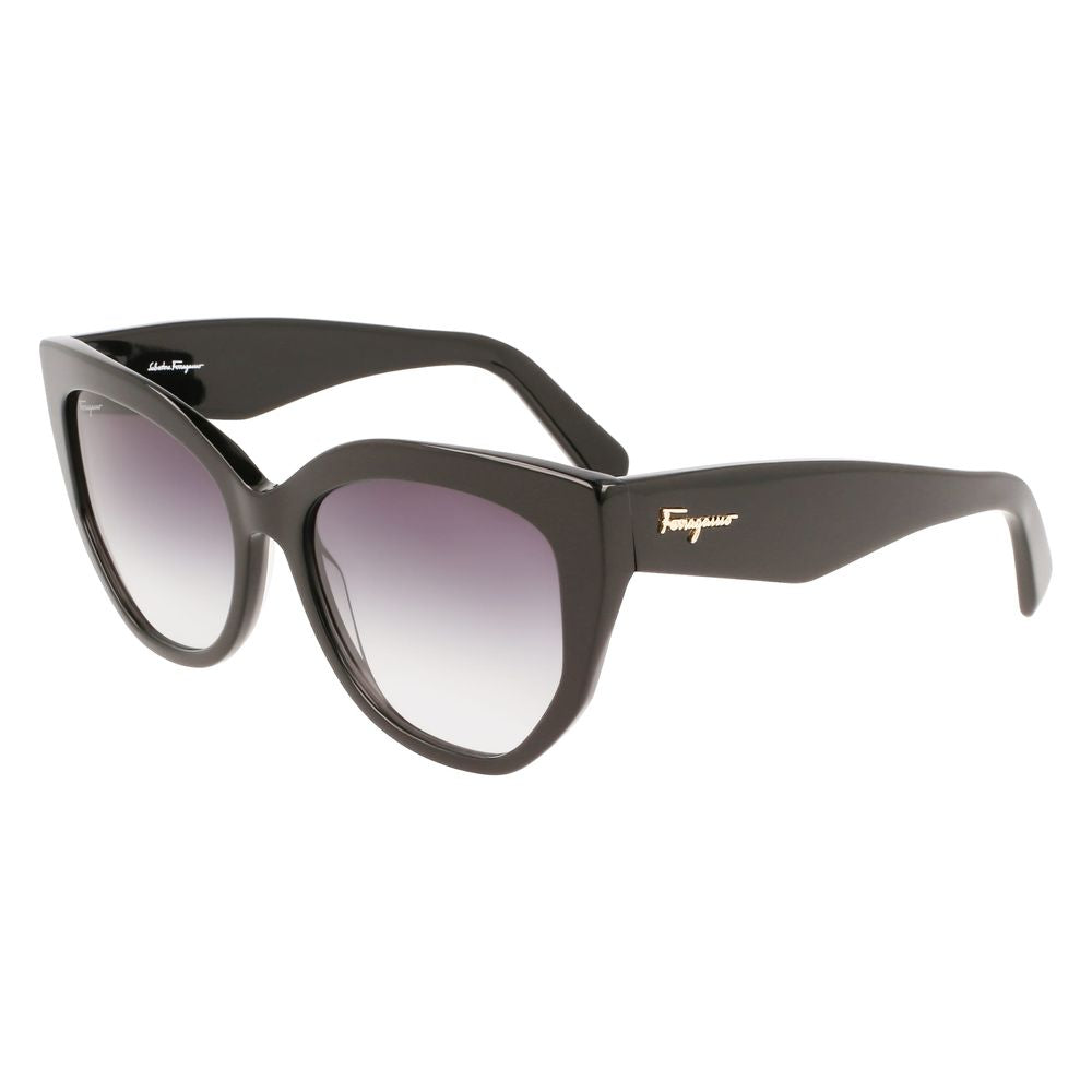 Ferragamo Acetate Black Sunglasses