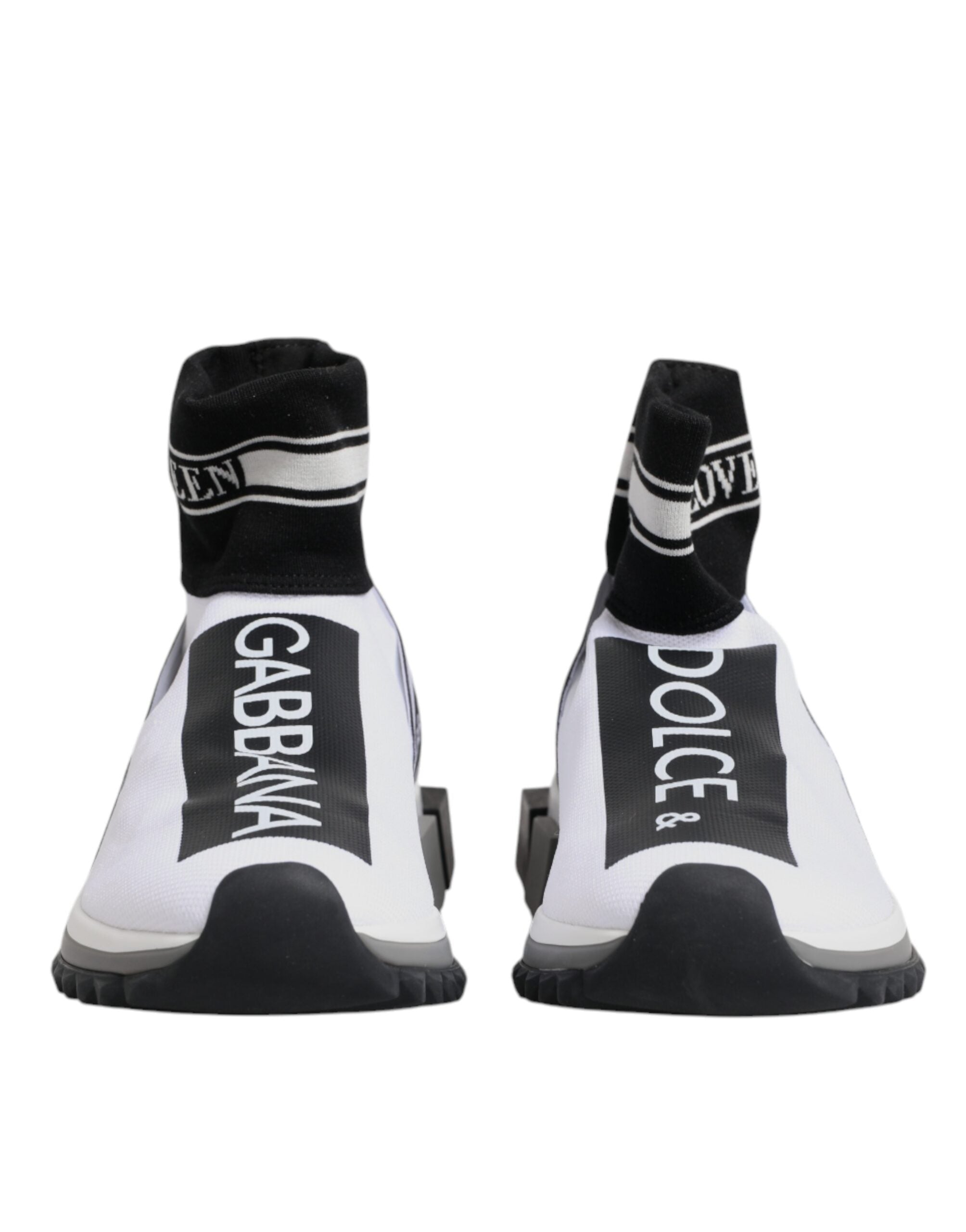 Dolce & Gabbana Sorrento Socks Sneakers Black Shoes