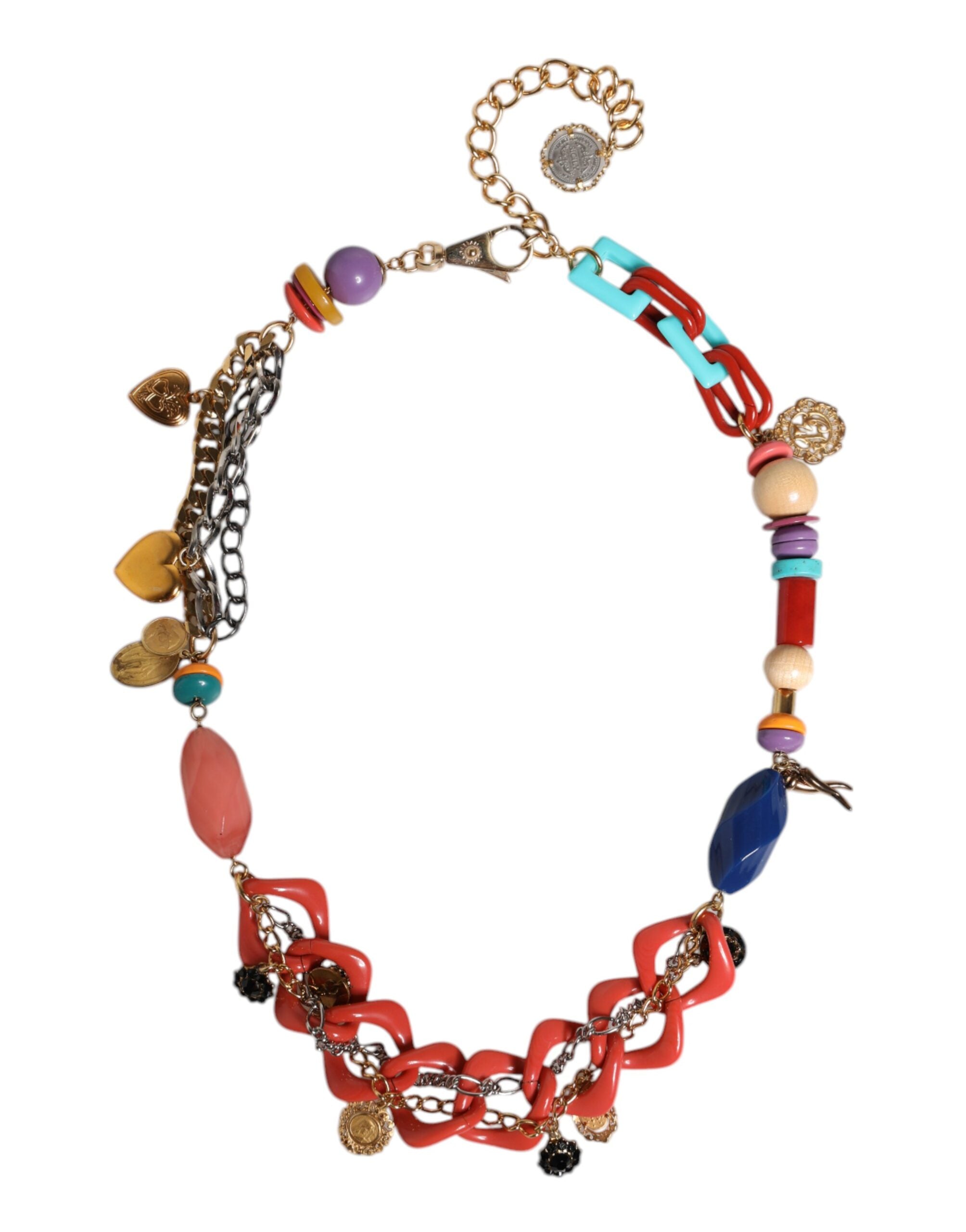 Dolce & Gabbana Embellished Waist Chain Multicolor Belt