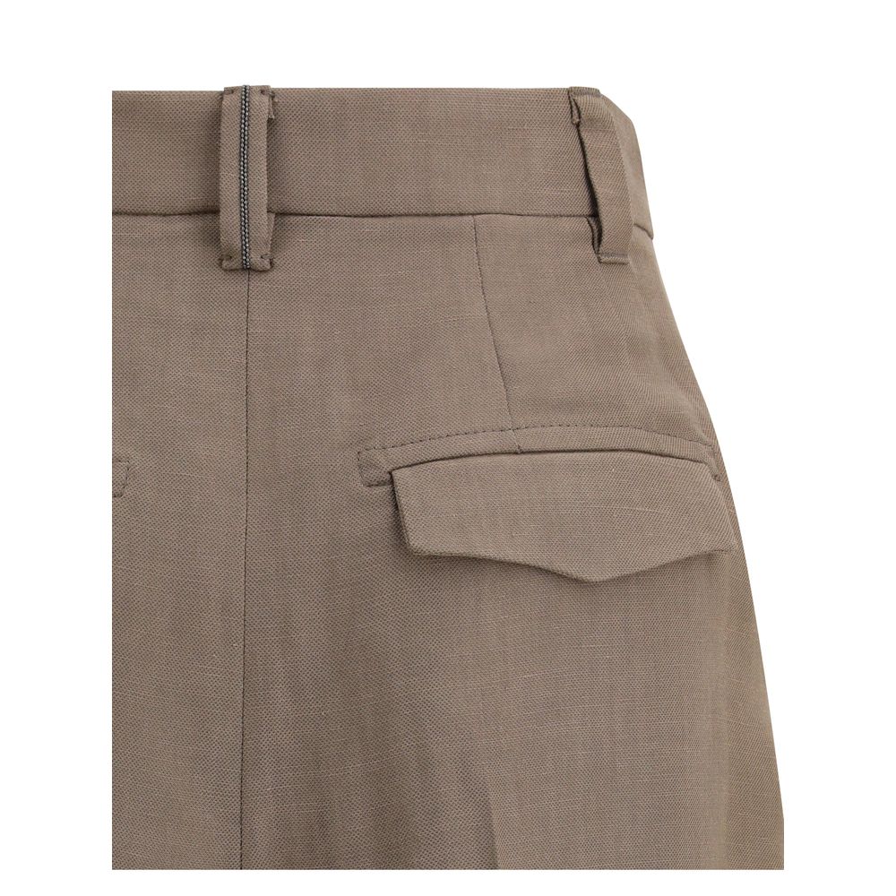 Brunello Cucinelli Wide Leg Pant