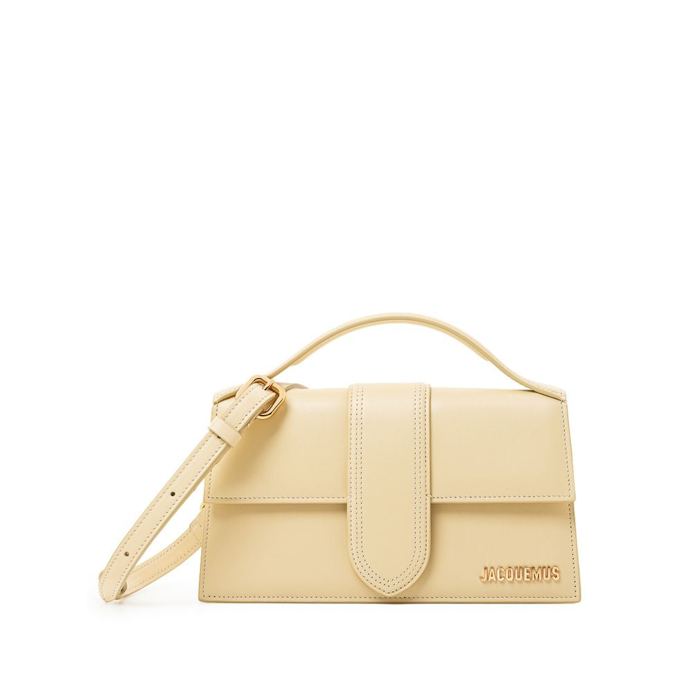 Jacquemus Leather Shoulder Yellow Bag