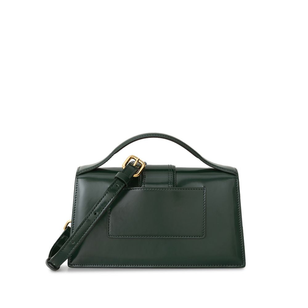 Jacquemus Leather Shoulder Green Bag