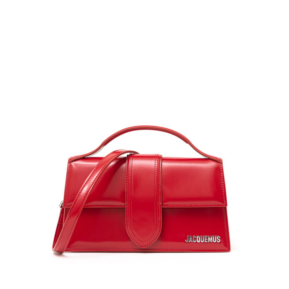 Jacquemus Leather Shoulder Red Bag