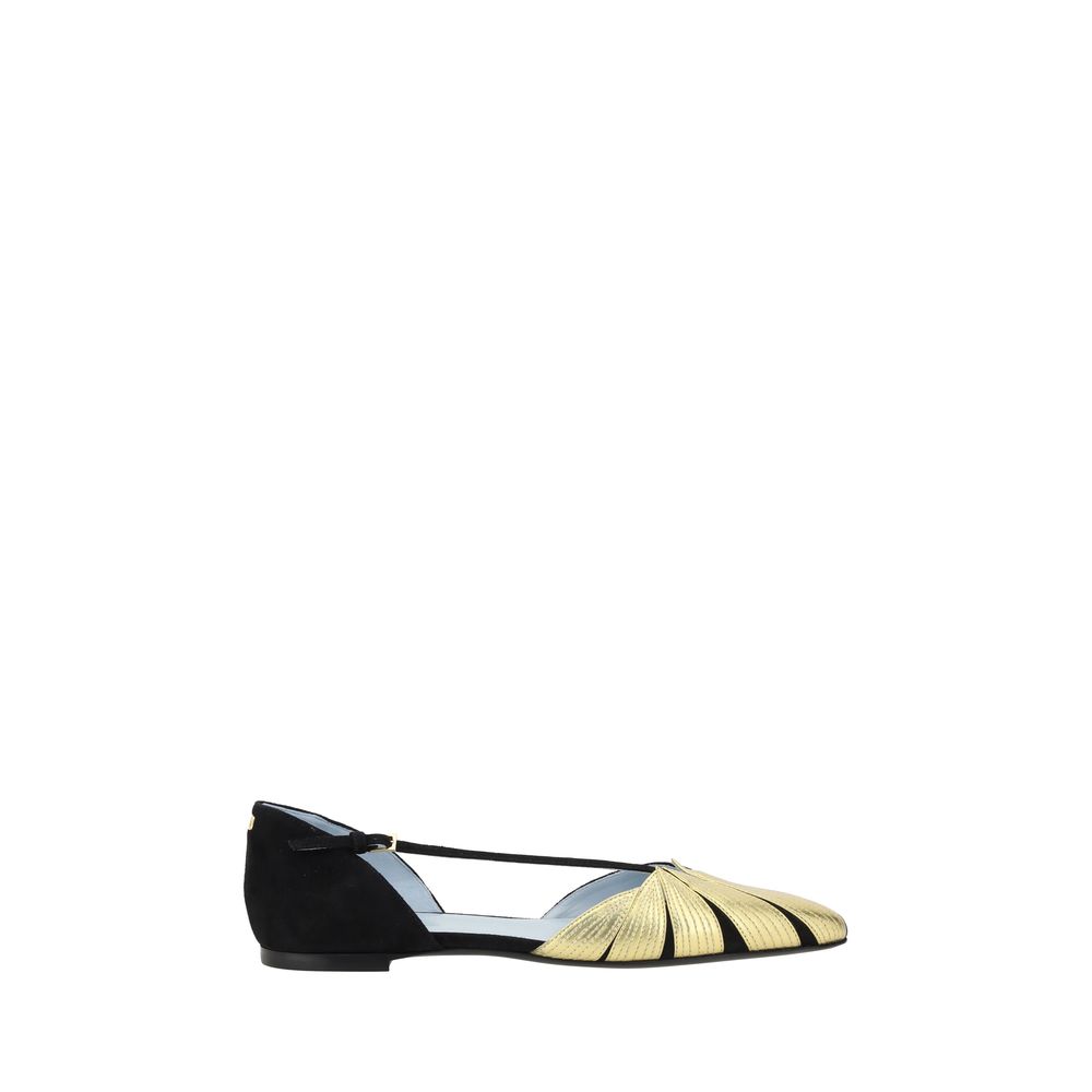 Valentino Garavani Ballerinas With Leaf Detail