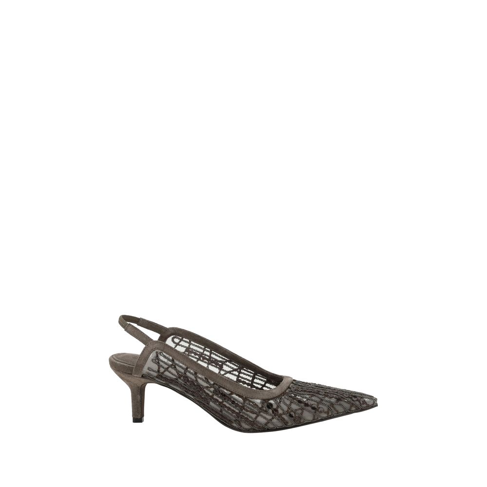Brunello Cucinelli Pumps With Iconic Embellishments