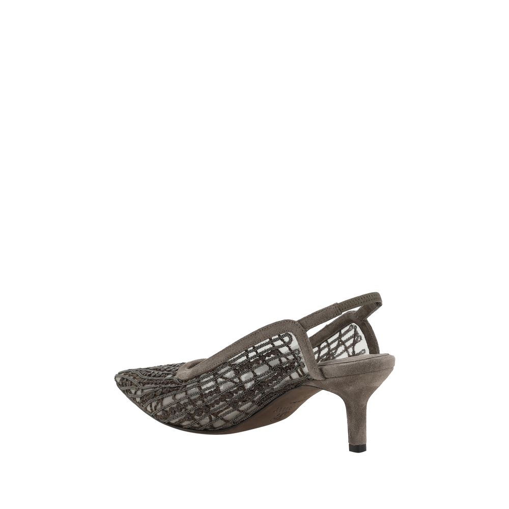 Brunello Cucinelli Pumps With Iconic Embellishments