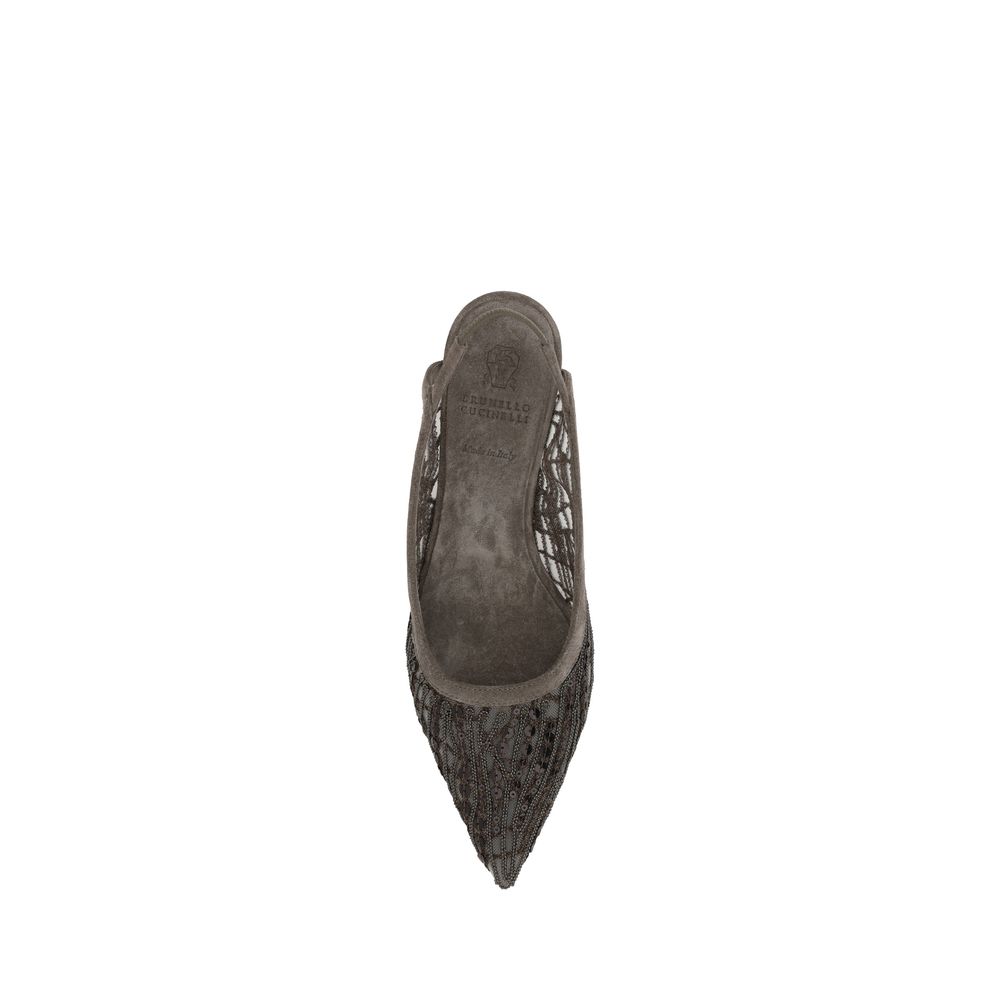 Brunello Cucinelli Pumps With Iconic Embellishments