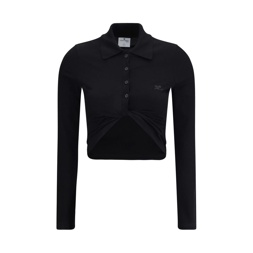 Courrėges Courrèges Polo With Twisted Detail