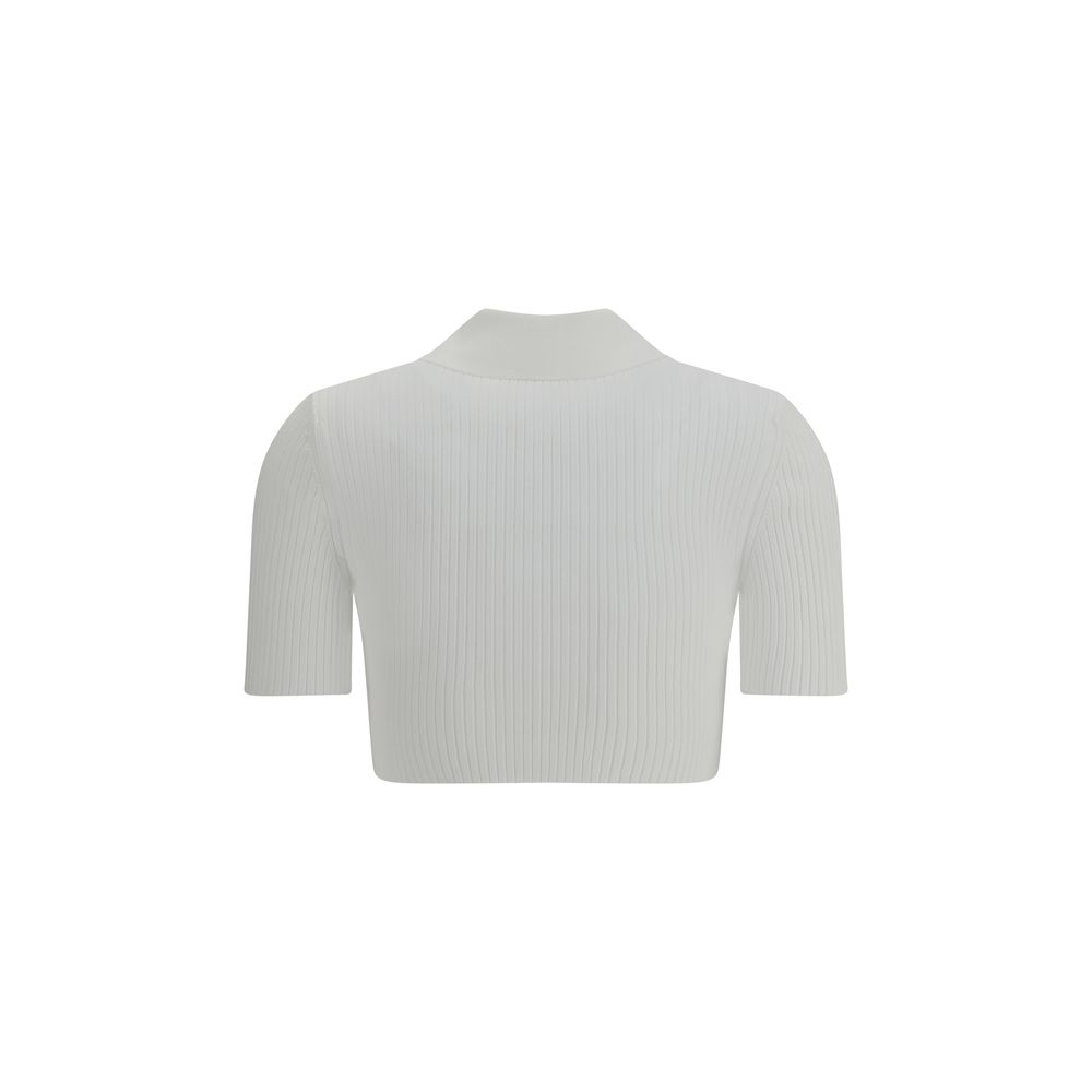 Courrèges Cropped Polo Shirt