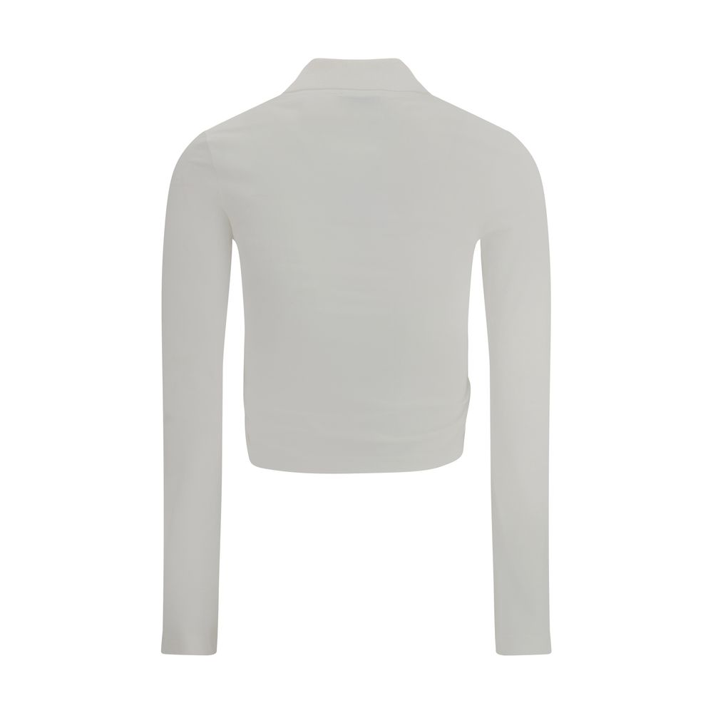 Courrèges Polo With Twisted Detail