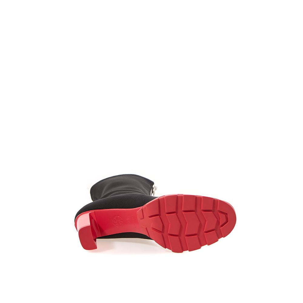 Alexander Mcqueen Black Neoprene Boot