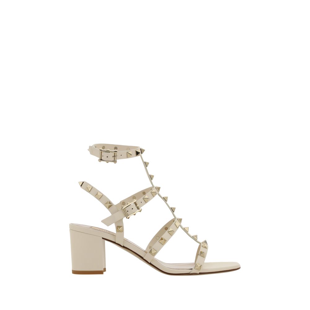 Valentino Garavani Sandals | Rockstud T 60 Vitello Plum