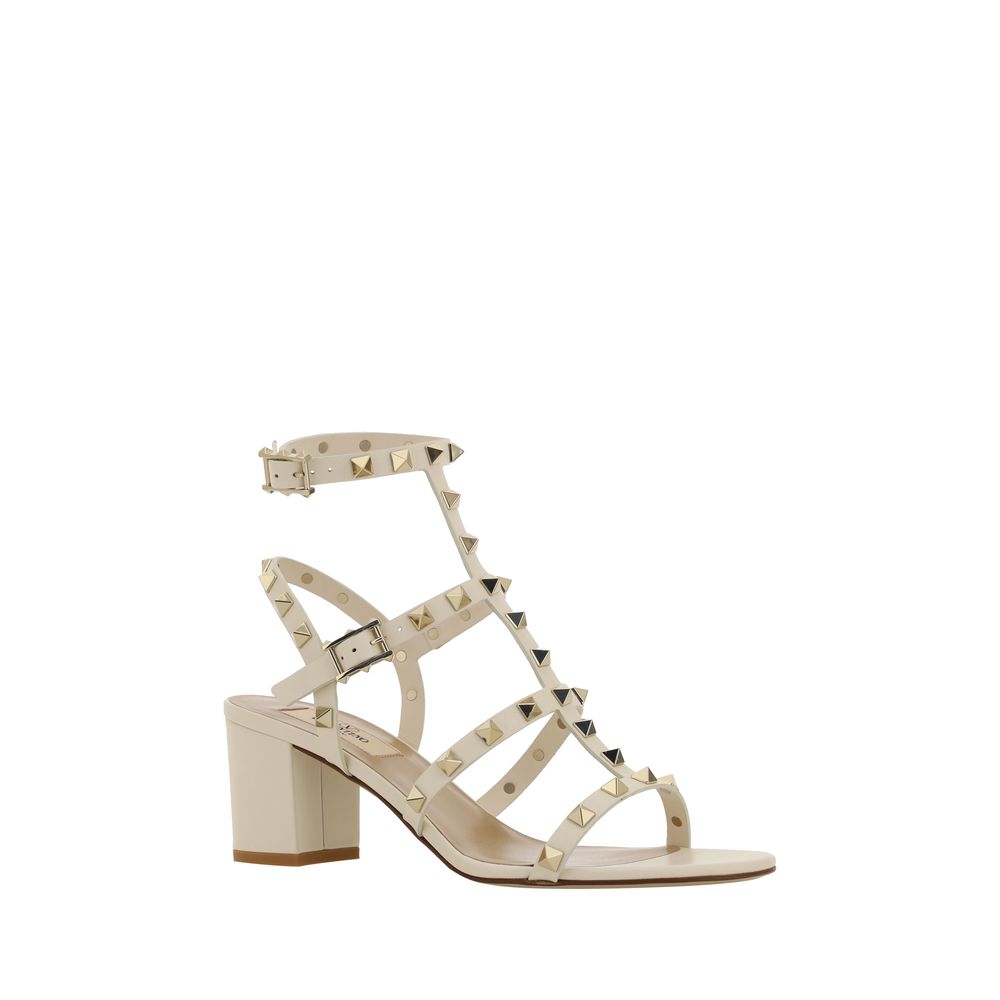 Valentino Garavani Sandals | Rockstud T 60 Vitello Plum