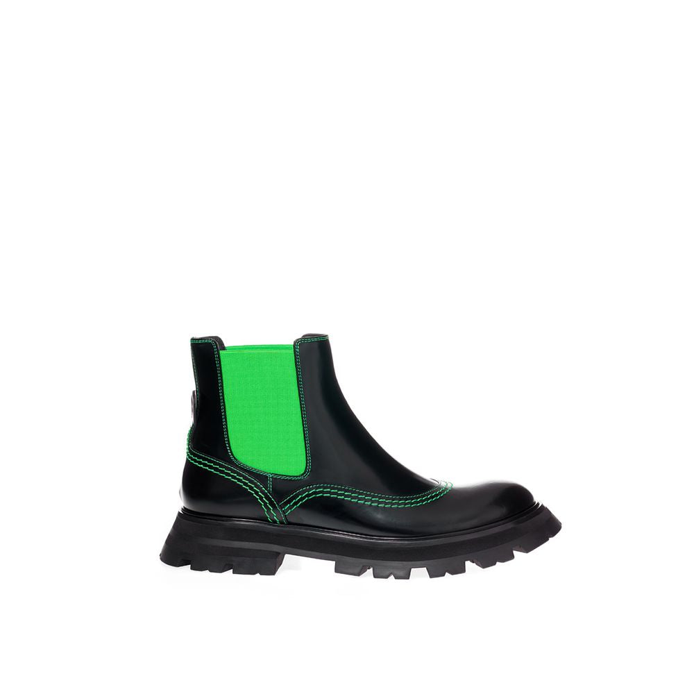 Alexander Mcqueen Multicolor Leather Boots