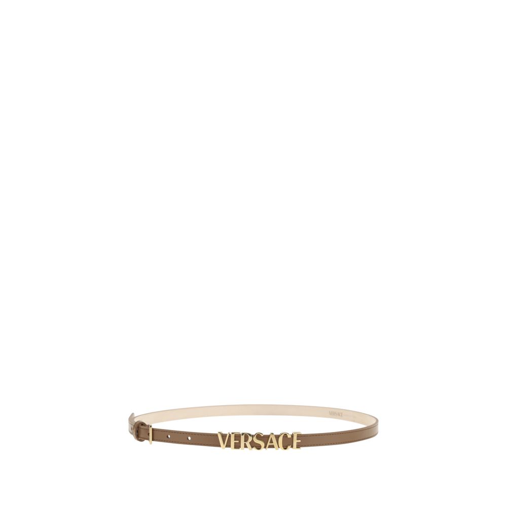 Versace Belt With Logo In Letters