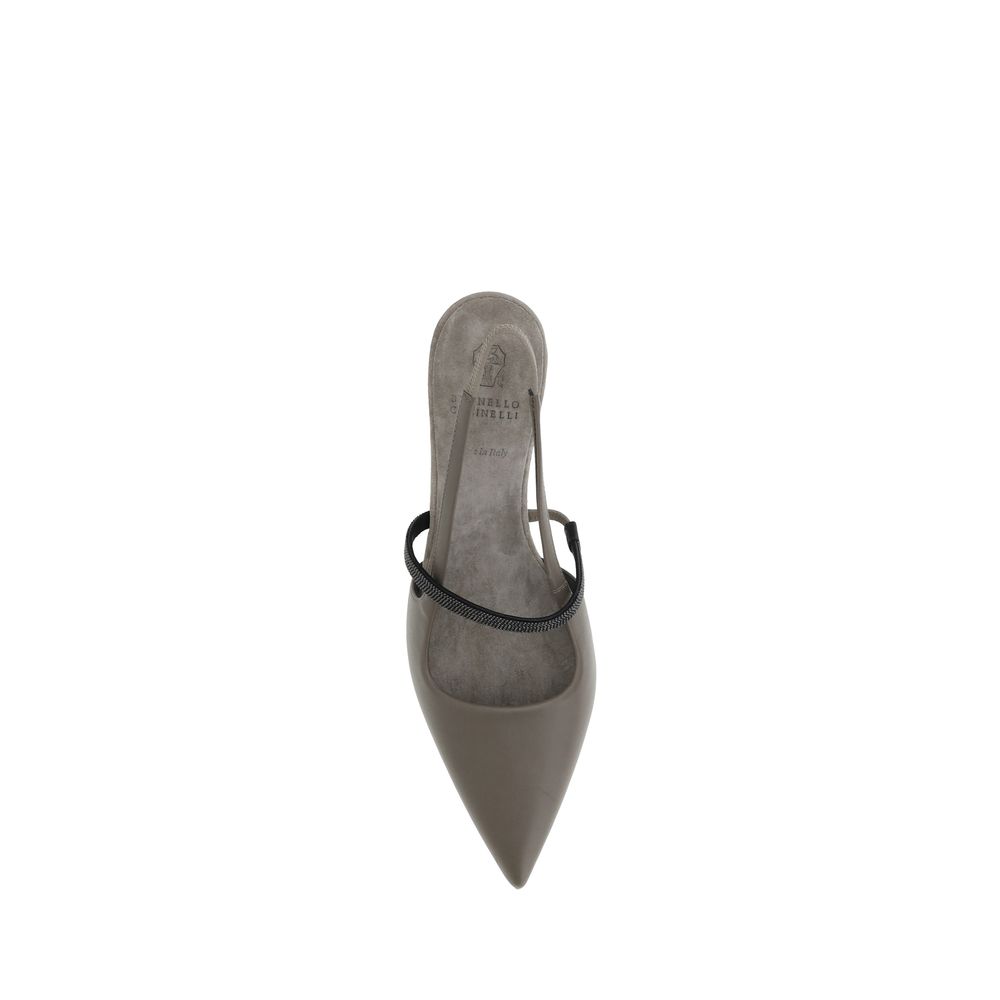 Brunello Cucinelli Leather Pumps