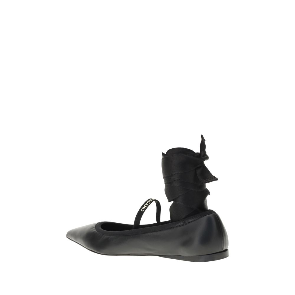 Salvatore Ferragamo Ballerinas With Ribbon