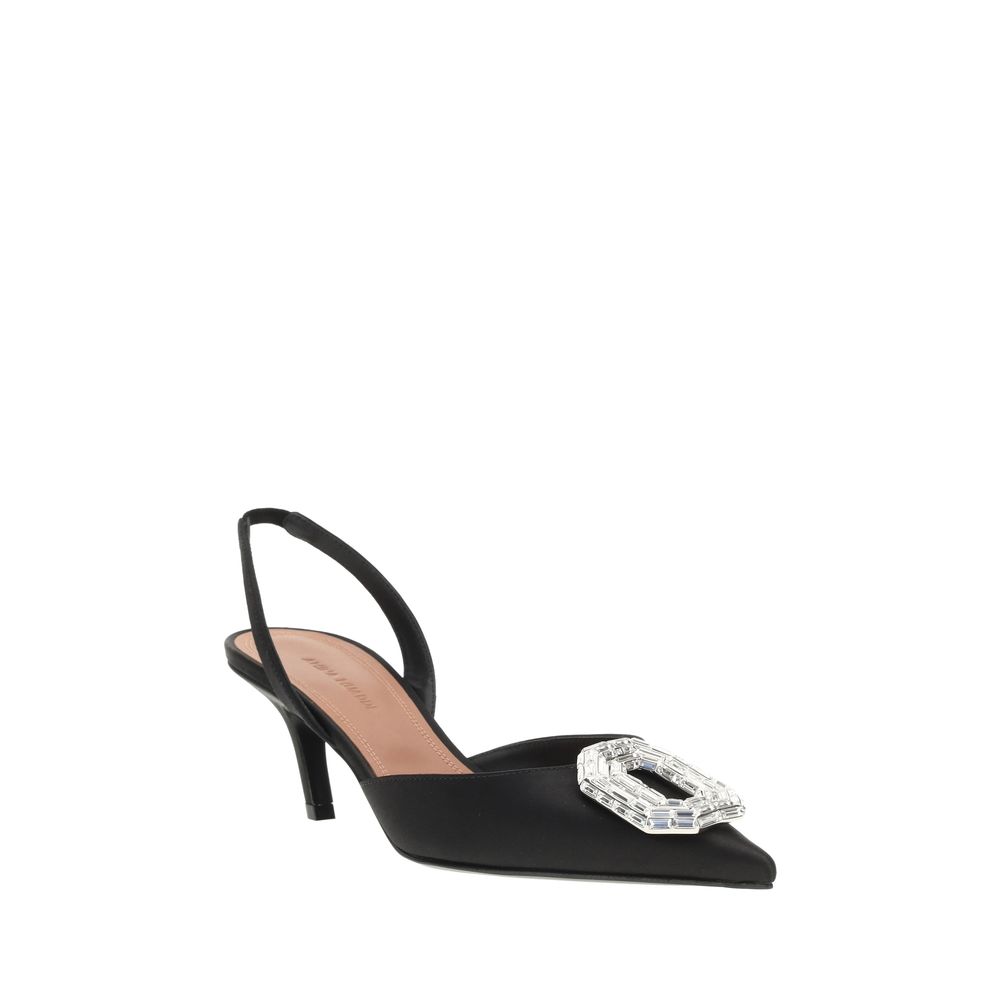Amina Muaddi Camelia Slingback Pumps