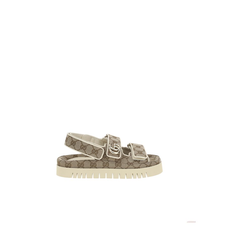 Gucci Gg Pattern Sandals
