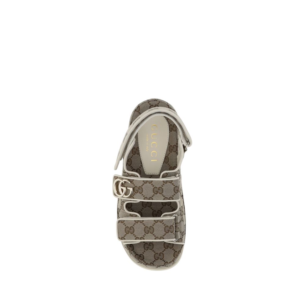Gucci Gg Pattern Sandals
