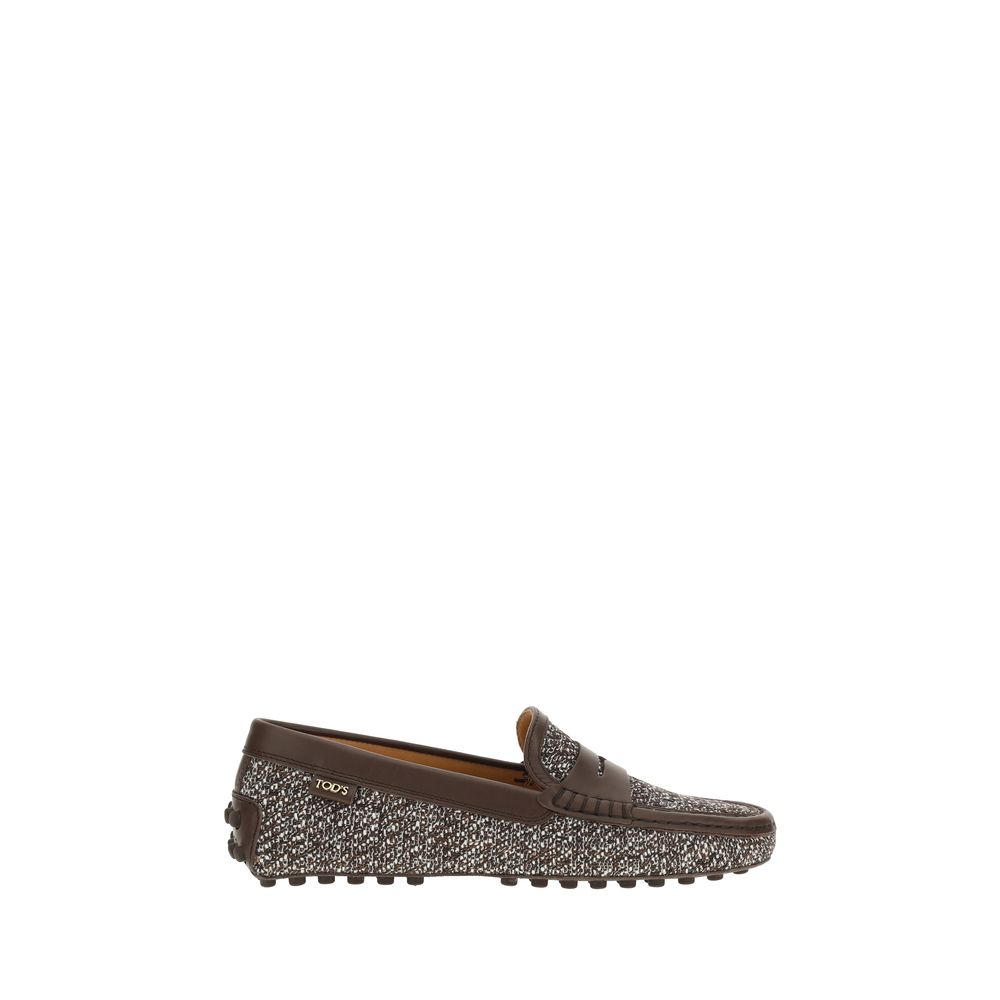 Tod’S Tweed Gommino Loafers