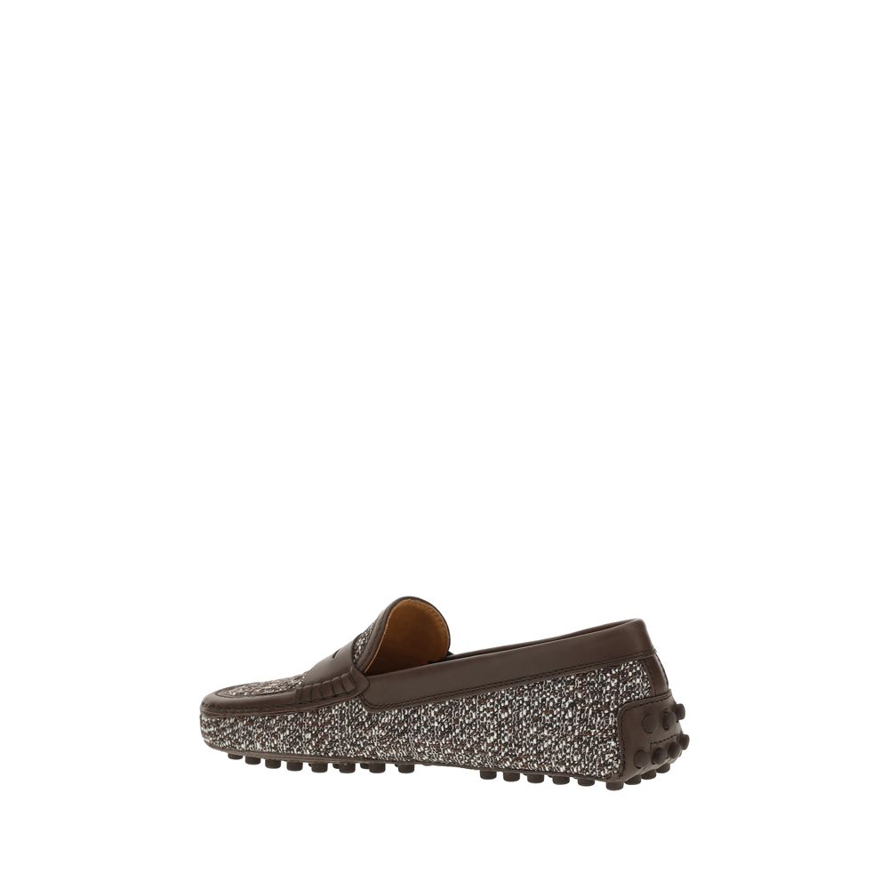 Tod’S Tweed Gommino Loafers