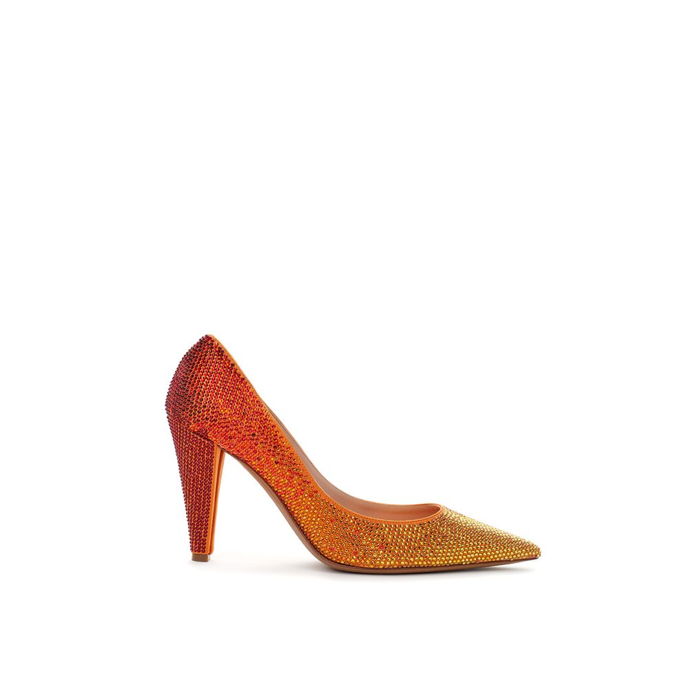 Alexandre Vauthier Multicolor Leather And Satin Pump