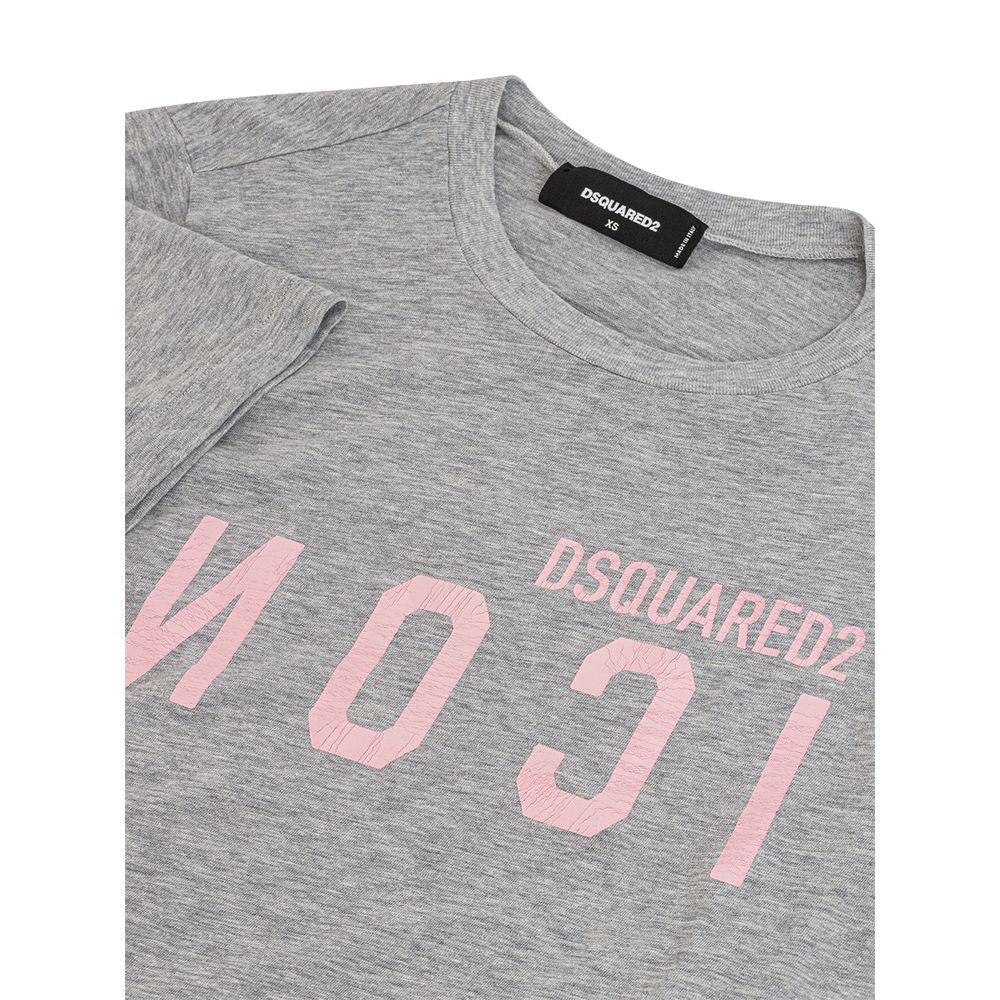 Dsquared² Elegant Cotton Top For Gray Women