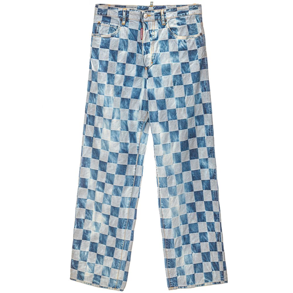 Dsquared² Cotton Jeans & Blue Pant