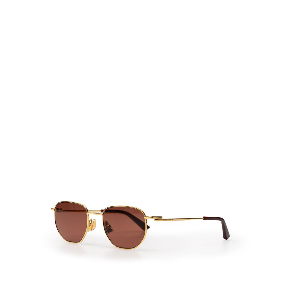 Bottega Veneta Metal Gold Sunglasses