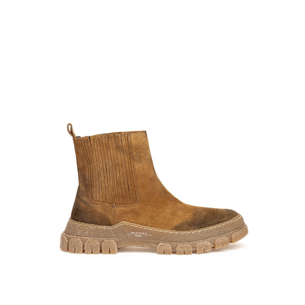 Max Mara Multicolor Suede Leather Boots