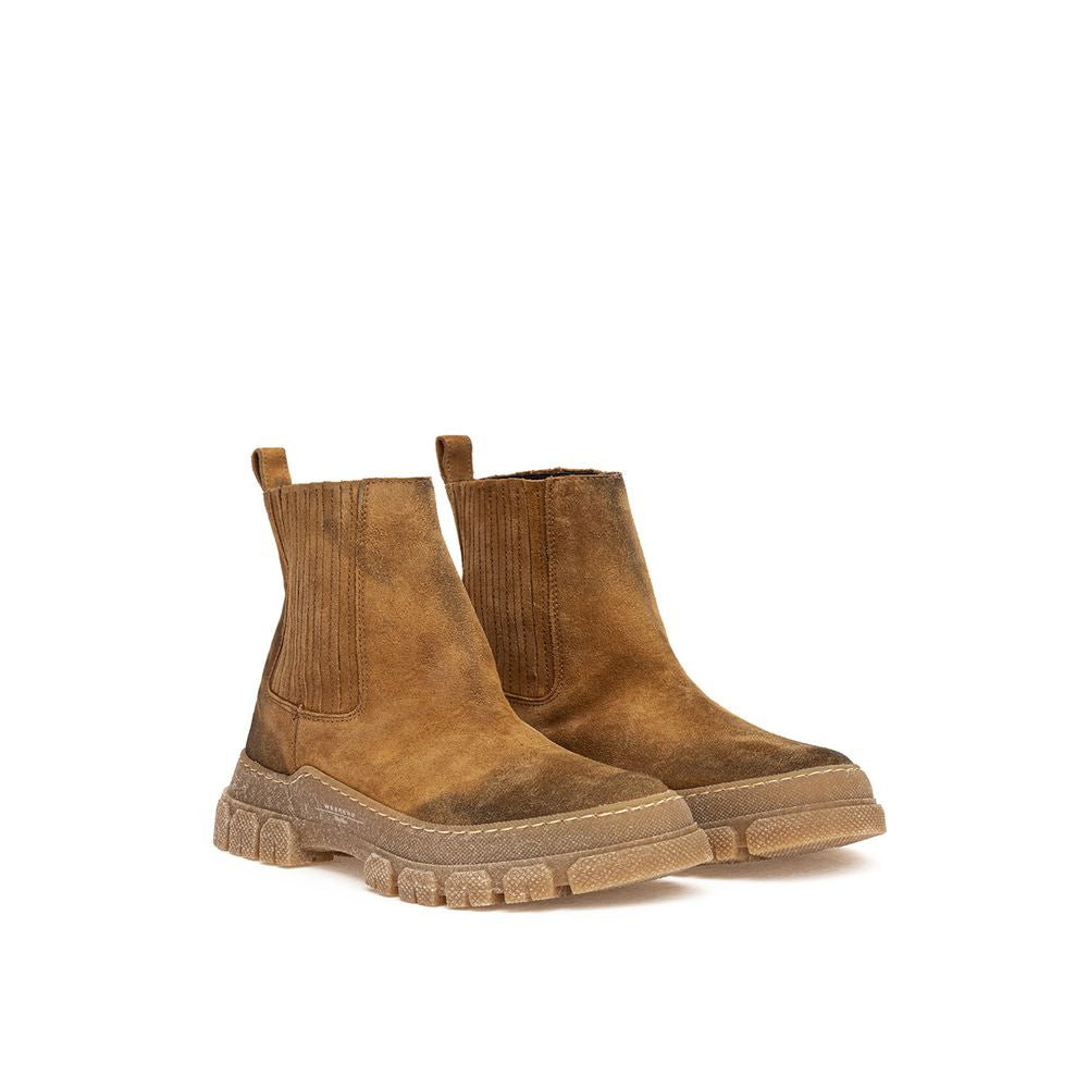 Max Mara Multicolor Suede Leather Boots