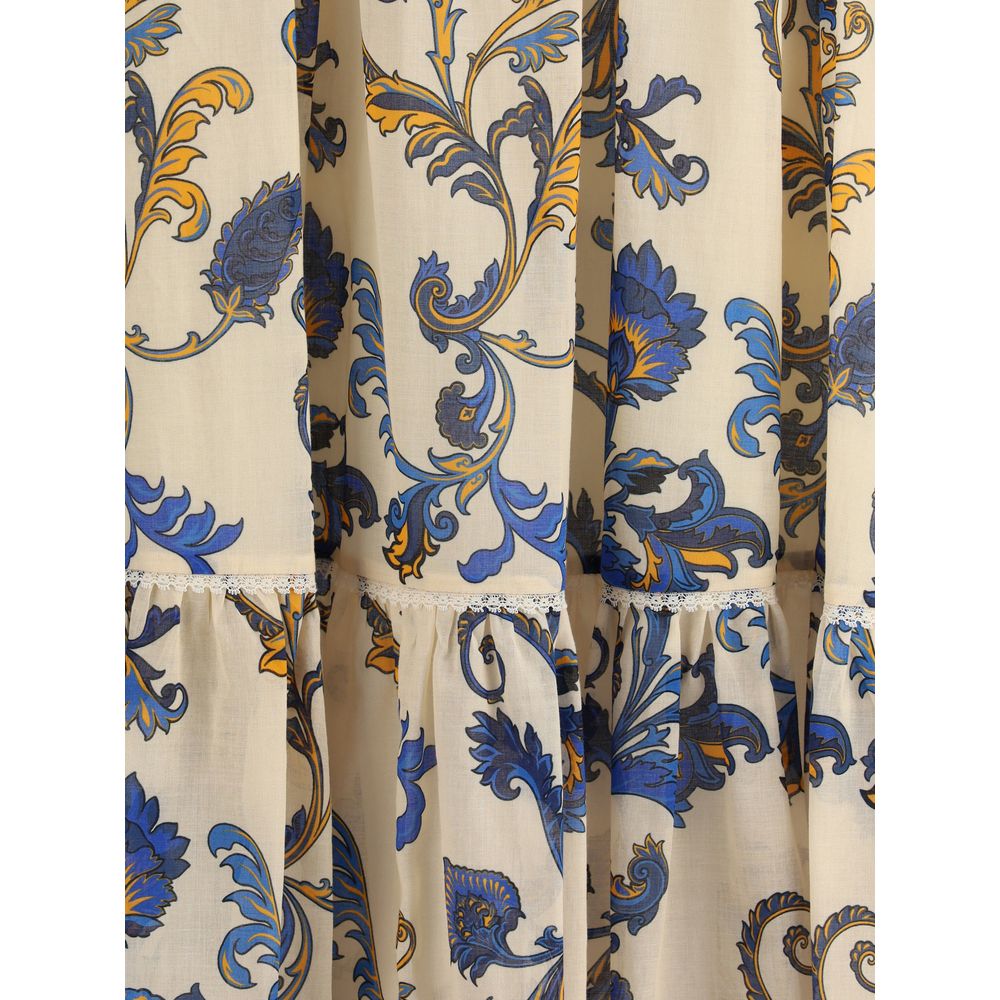 Etro Paisley Printed Long Skirt
