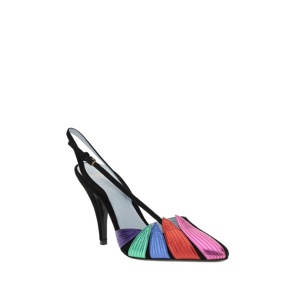 Valentino Garavani Foliefoliage Slingback Pumps