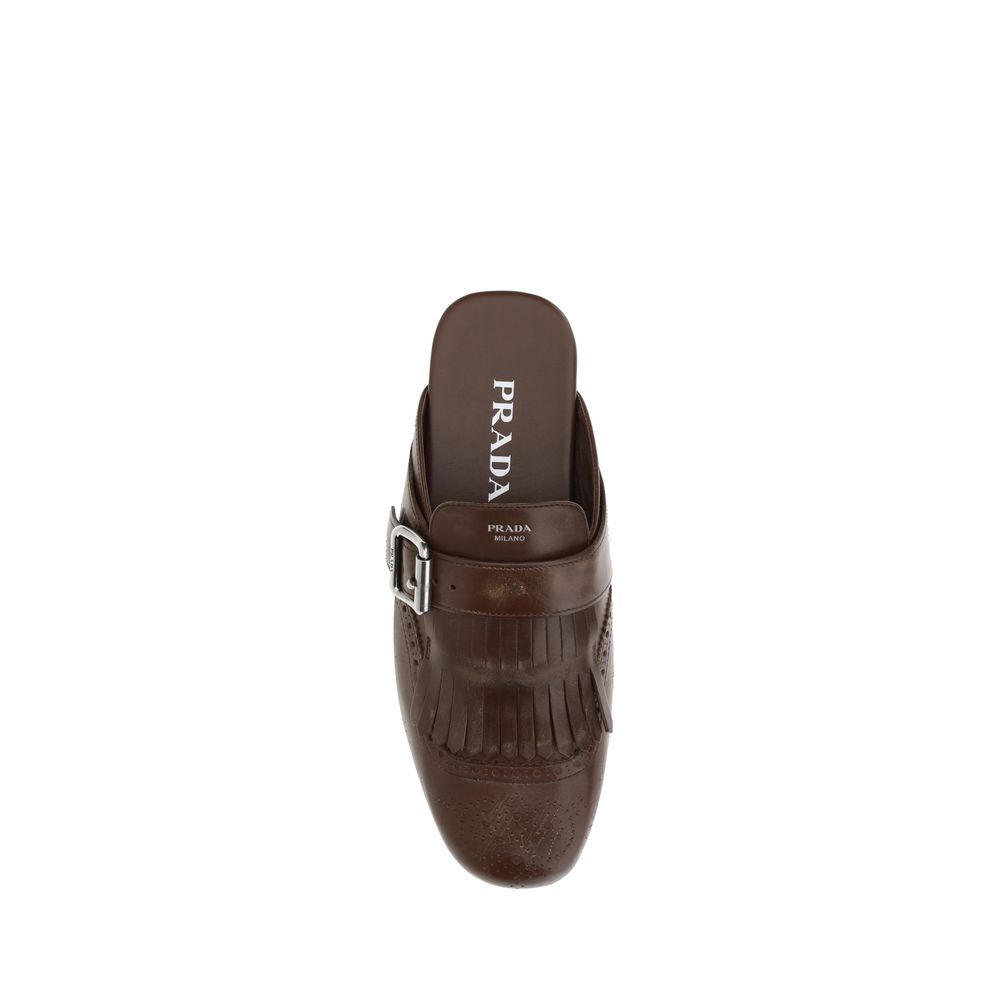 Prada Leather Sabot