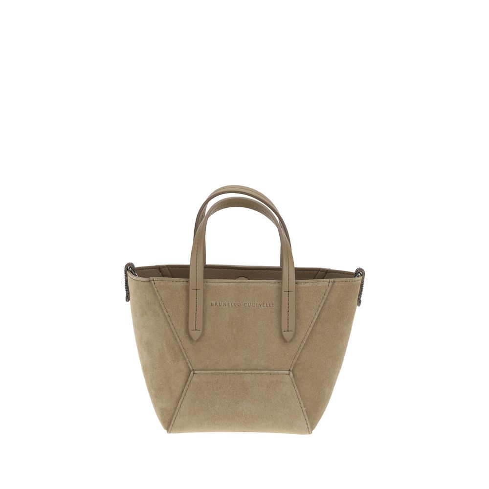 Brunello Cucinelli Suede Shoulder Bag