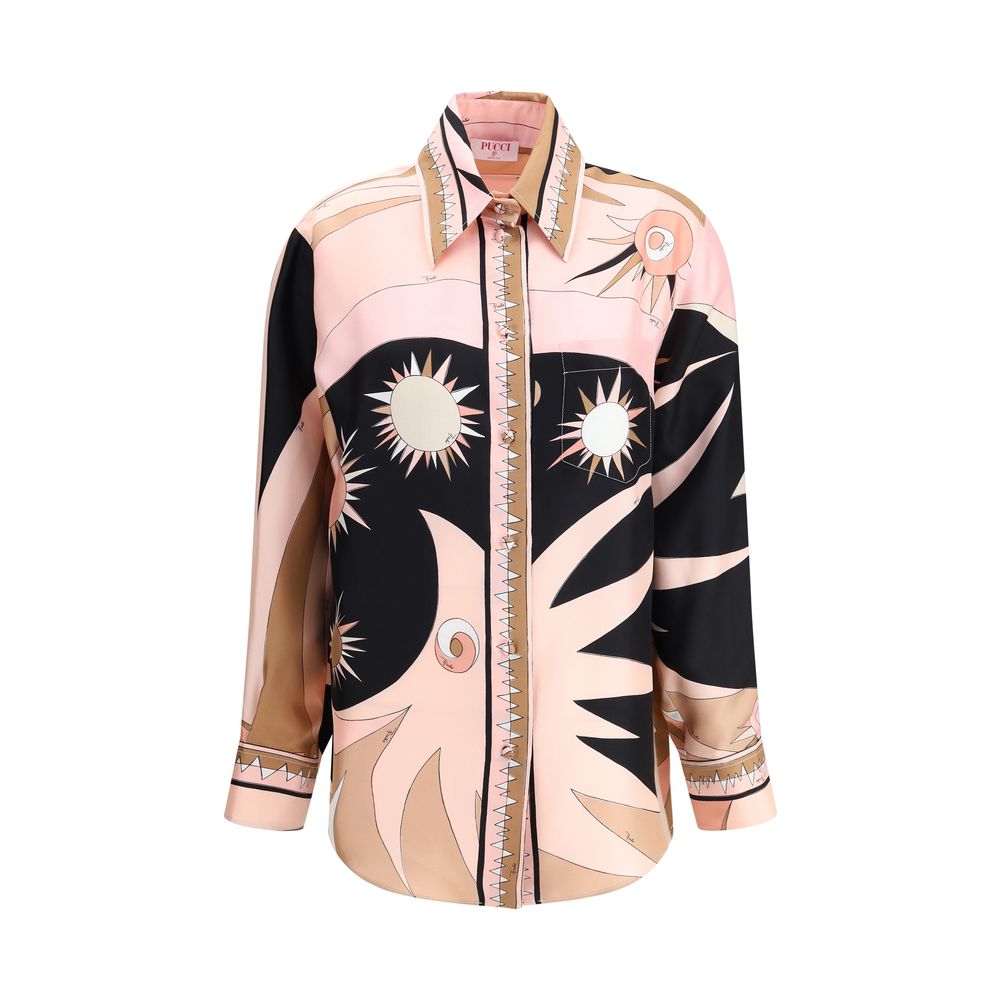 Emilio Pucci Stella Print Oversized Shirt