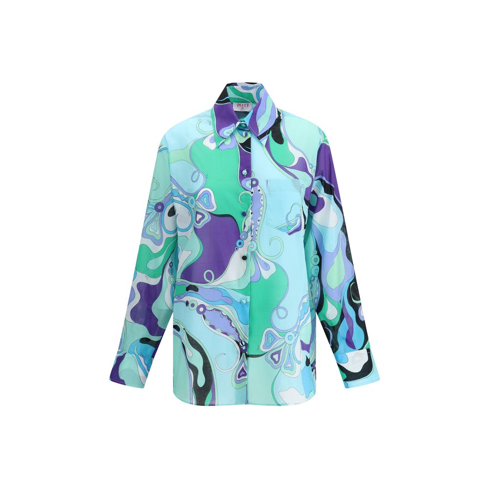 Emilio Pucci Orchid Print Shirt