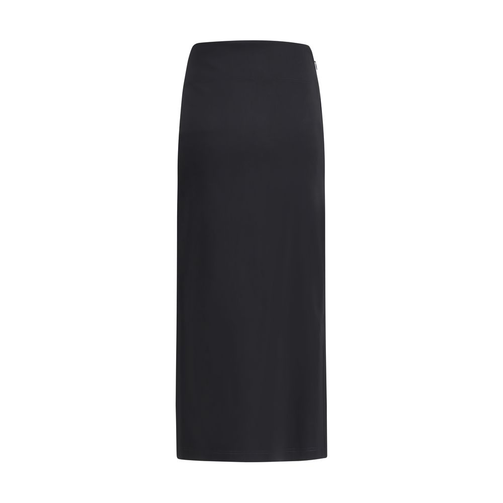 Jacquemus Sablier Draped Midi Skirt