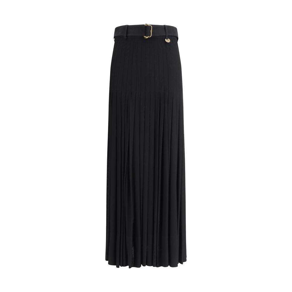 Burberry Pleated Midi Skirt