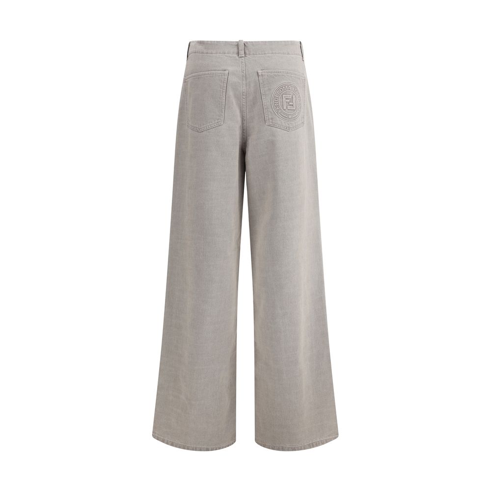 Fendi Wide Leg Jeans
