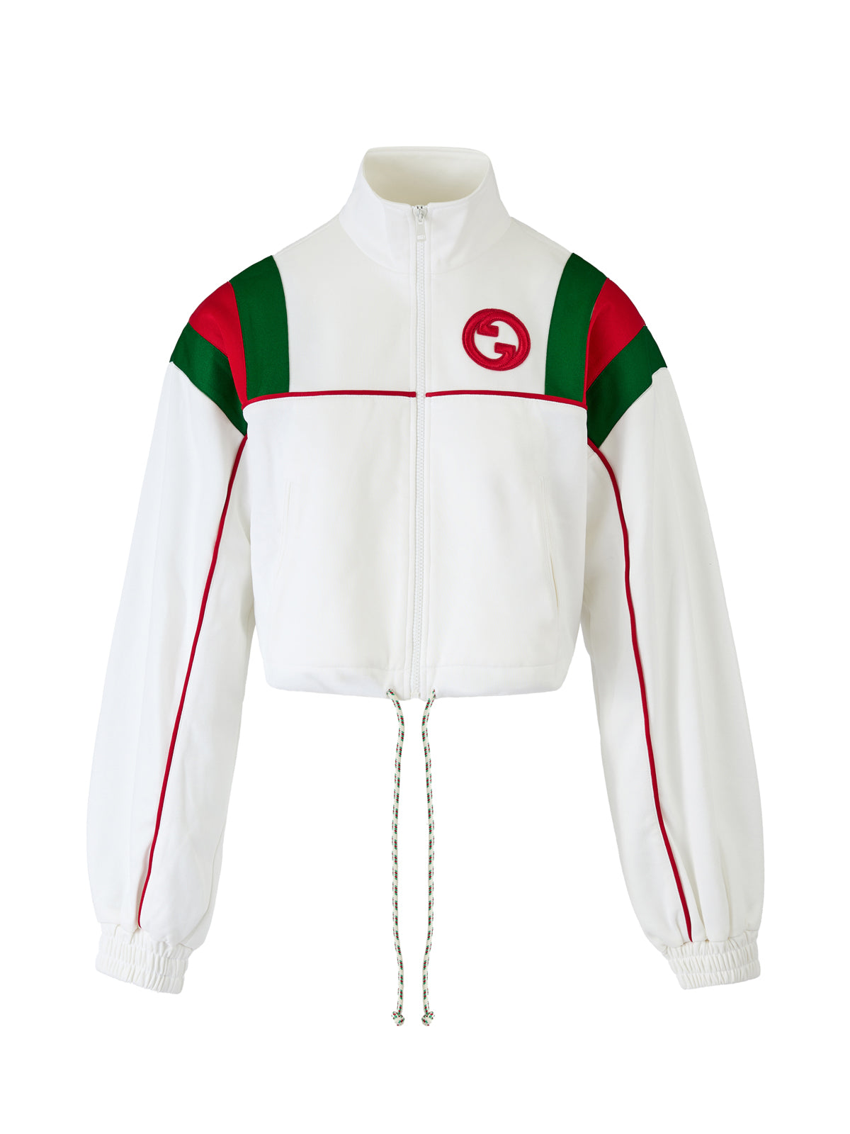 Gucci White Polyester Logo Sweat-Shirt