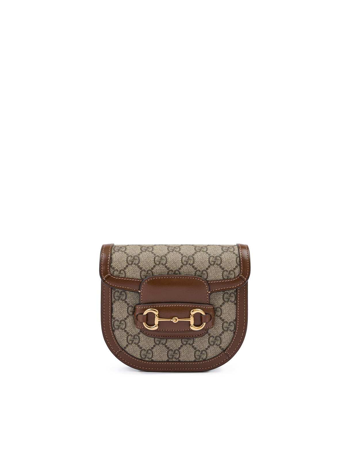 Gucci Beige Gg Monogram Horsebit 1955 Belt Bag