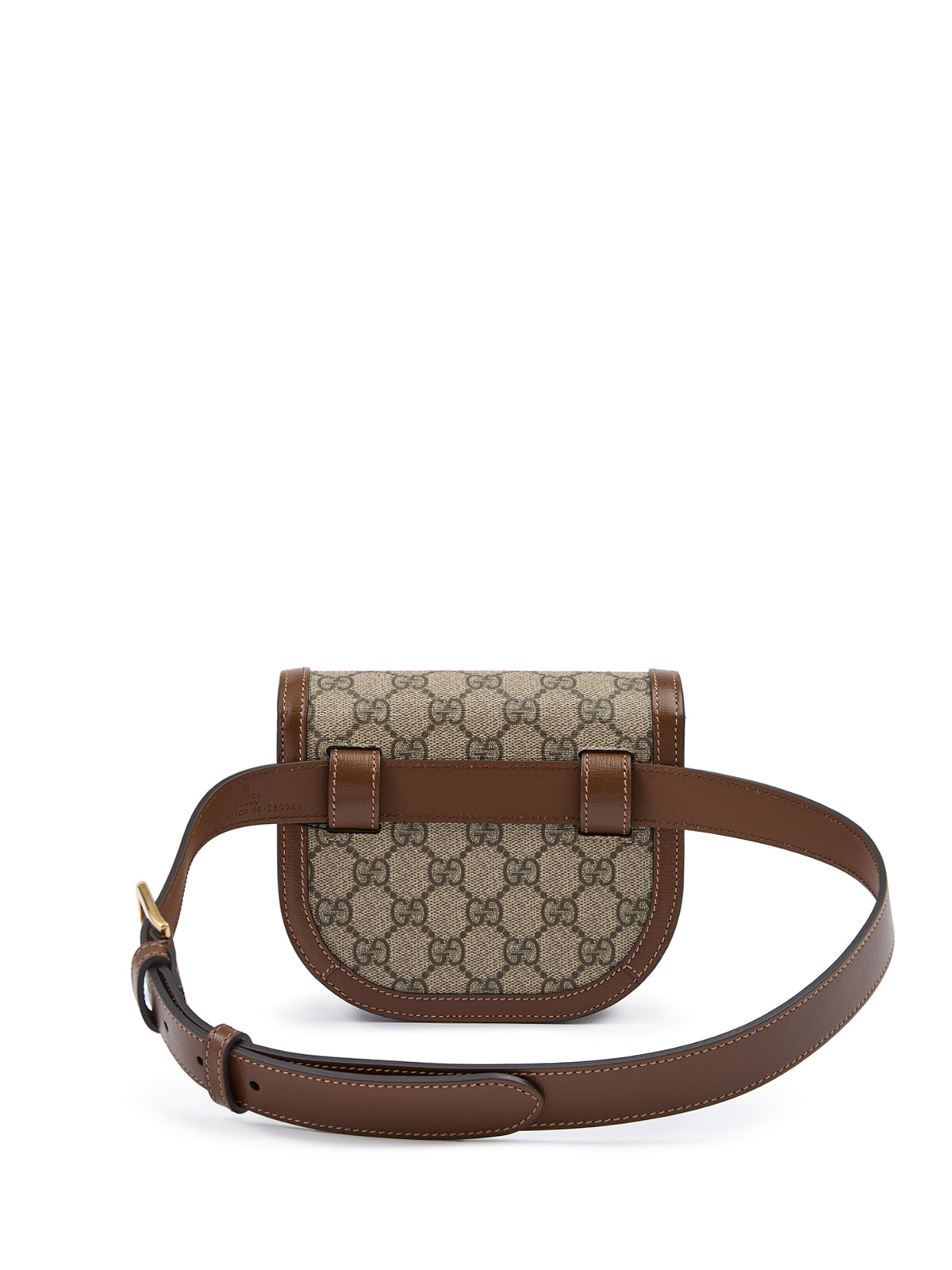 Gucci Beige Gg Monogram Horsebit 1955 Belt Bag